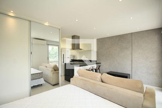 Kitnet de kitnet/studio para alugar com 1 quarto, 31m² em Panamby, São Paulo