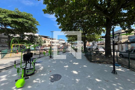 Área comum - Academia da terceira idade de casa de condomínio para alugar com 2 quartos, 72m² em Taquara, Rio de Janeiro