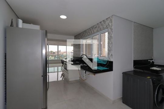 Cozinha de apartamento para alugar com 2 quartos, 100m² em Vila Camilópolis, Santo André