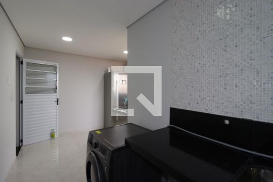 Área de Serviço de apartamento para alugar com 2 quartos, 100m² em Vila Camilópolis, Santo André