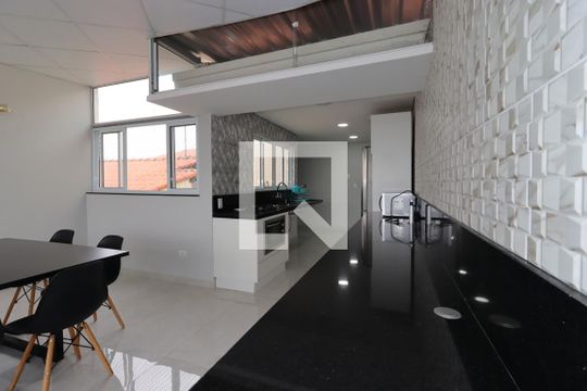 Cozinha de apartamento para alugar com 2 quartos, 100m² em Vila Camilópolis, Santo André