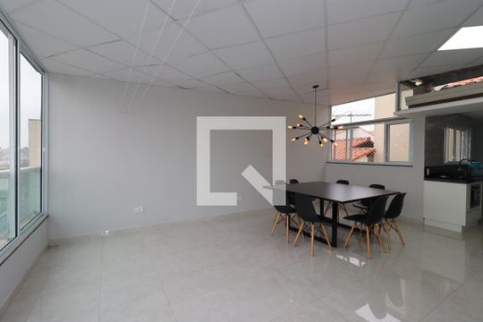 Sala de Jantar de apartamento para alugar com 2 quartos, 100m² em Vila Camilópolis, Santo André