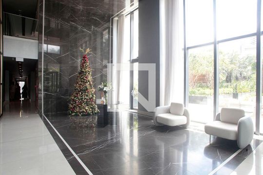 Área Comum - Hall de Entrada de apartamento à venda com 1 quarto, 44m² em Petrópolis, Porto Alegre