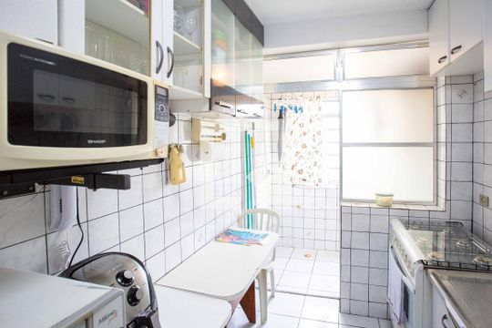 Cozinha de apartamento à venda com 2 quartos, 62m² em Conceição, Diadema