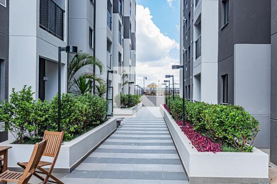 Área comum de apartamento para alugar com 2 quartos, 38m² em Vila Marina, São Paulo