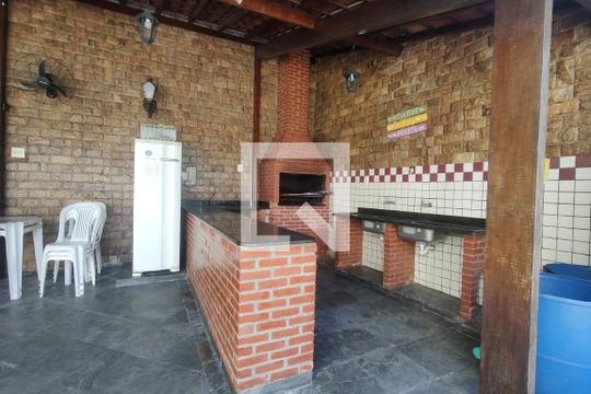 Área comum - Churrasqueira de apartamento para alugar com 2 quartos, 64m² em Taquara, Rio de Janeiro