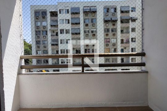 Varanda da Sala de apartamento para alugar com 2 quartos, 64m² em Taquara, Rio de Janeiro