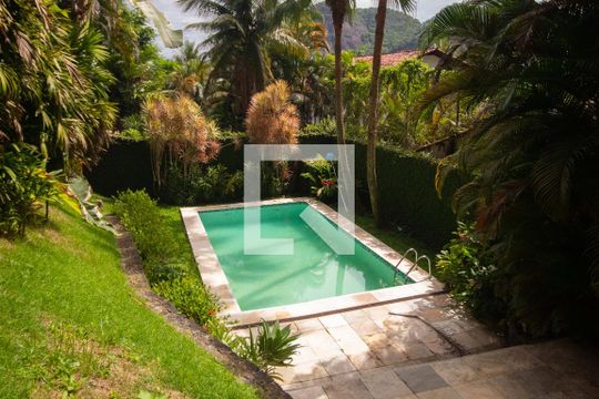 Quintal - Piscina de casa à venda com 4 quartos, 350m² em Itanhangá, Rio de Janeiro