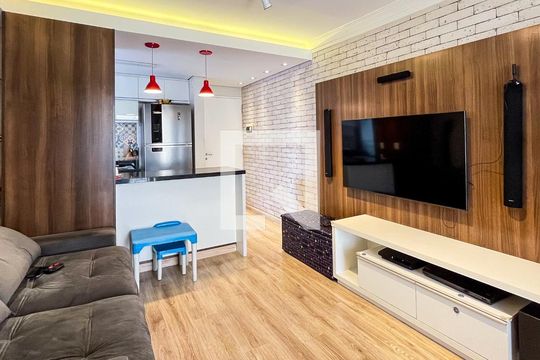Sala de apartamento à venda com 3 quartos, 69m² em Vila das Merces, São Paulo