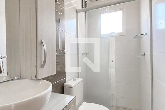 Banheiro de casa para alugar com 3 quartos, 135m² em Ideal, Novo Hamburgo