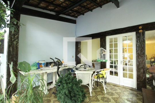 Varanda da sala de casa de condomínio para alugar com 3 quartos, 684m² em Anil, Rio de Janeiro