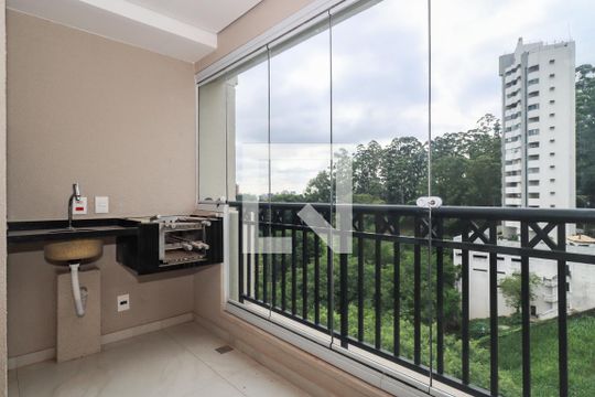 Varanda da Sala de apartamento à venda com 2 quartos, 60m² em Vila Suzana, São Paulo