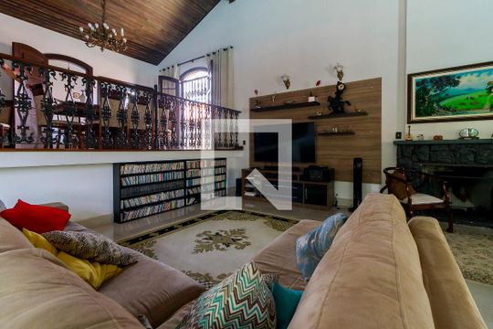 Sala de casa de condomínio à venda com 5 quartos, 571m² em Campo Belo, São Paulo