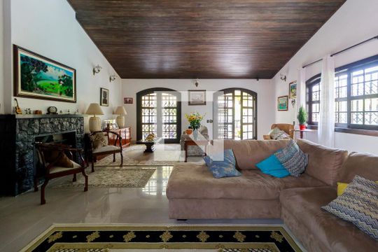 Sala de casa de condomínio à venda com 5 quartos, 571m² em Campo Belo, São Paulo