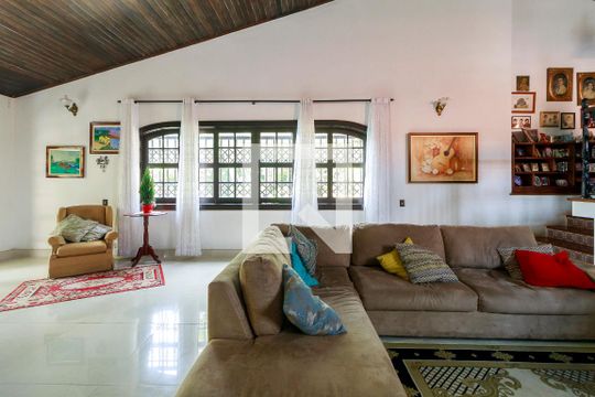 Sala de casa de condomínio à venda com 5 quartos, 571m² em Campo Belo, São Paulo