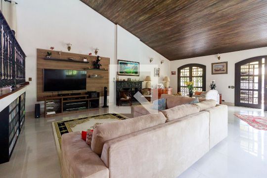 Sala de casa de condomínio à venda com 5 quartos, 571m² em Campo Belo, São Paulo