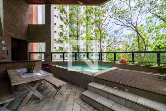 Varanda gourmet de apartamento para alugar com 4 quartos, 221m² em Vila Andrade, São Paulo