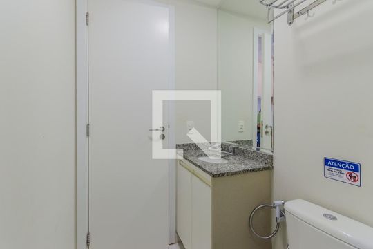 Banheiro de kitnet/studio à venda com 1 quarto, 26m² em Liberdade, São Paulo