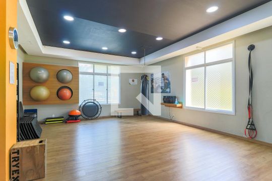 Área comum - Academia de apartamento para alugar com 3 quartos, 125m² em Brooklin, São Paulo