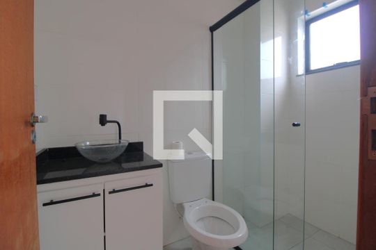 Banheiro da suíte de apartamento para alugar com 1 quarto, 34m² em Vila Gea, São Paulo