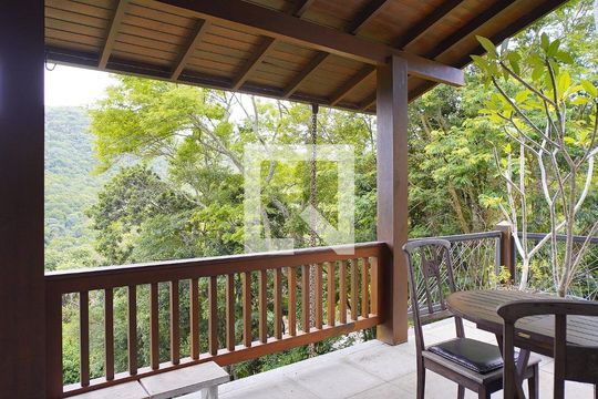 Varanda da Sala de casa de condomínio para alugar com 4 quartos, 380m² em Lagoa da Conceição, Florianópolis