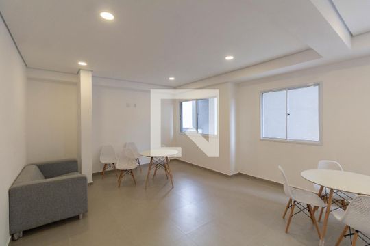 Área Comum - Salão de Festas de kitnet/studio à venda com 1 quarto, 28m² em Vila Ré, São Paulo