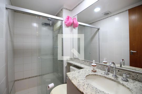 Quarto 2 - Banheiro da Suíte de apartamento para alugar com 2 quartos, 74m² em Barra da Tijuca, Rio de Janeiro