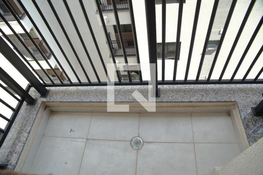 Área de Serviço ( varanda do ar condicionado)  de apartamento à venda com 2 quartos, 54m² em Centro, São Bernardo do Campo