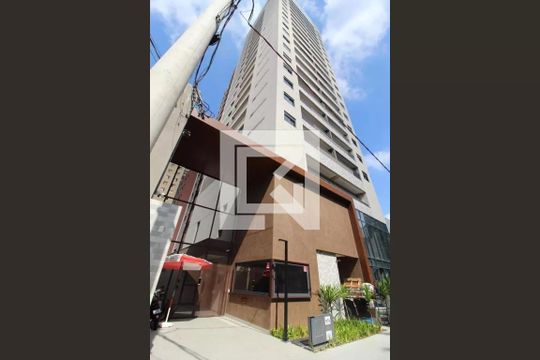 Fachada de apartamento para alugar com 1 quarto, 32m² em Moema, São Paulo