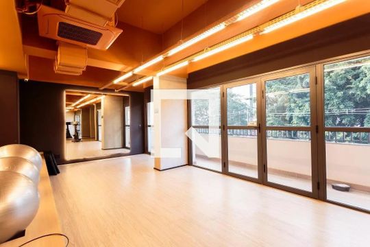 Área comum - Academia de apartamento para alugar com 1 quarto, 32m² em Moema, São Paulo
