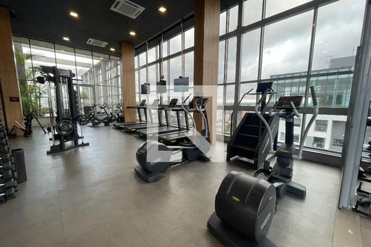 Área comum - Academia de kitnet/studio para alugar com 1 quarto, 30m² em Cerqueira César, São Paulo