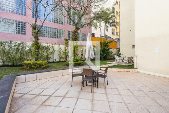 Área comum de kitnet/studio à venda com 1 quarto, 26m² em Jardim Paulista, São Paulo