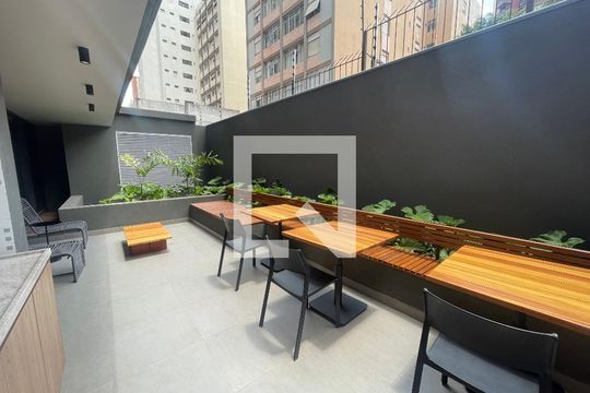 Área comum de kitnet/studio à venda com 1 quarto, 25m² em Pinheiros, São Paulo