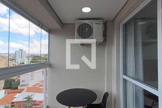 Varanda de apartamento para alugar com 1 quarto, 33m² em Jardim Faculdade, Sorocaba
