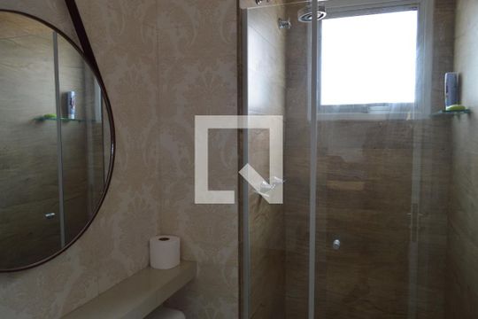 Banheiro da SuíteBanheiro da Suíte de apartamento para alugar com 2 quartos, 60m² em Liberdade, São Paulo