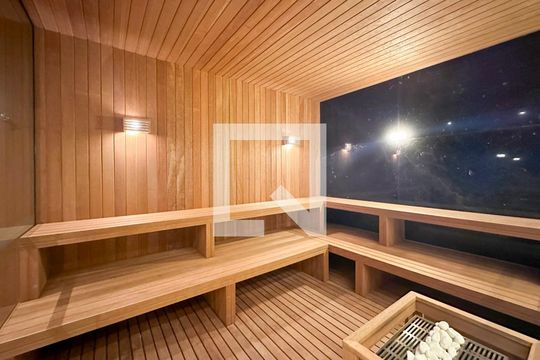 Área comum de kitnet/studio para alugar com 1 quarto, 32m² em Jardim das Acacias, São Paulo
