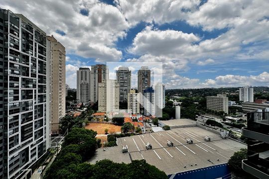 Vista de kitnet/studio para alugar com 1 quarto, 32m² em Jardim das Acacias, São Paulo