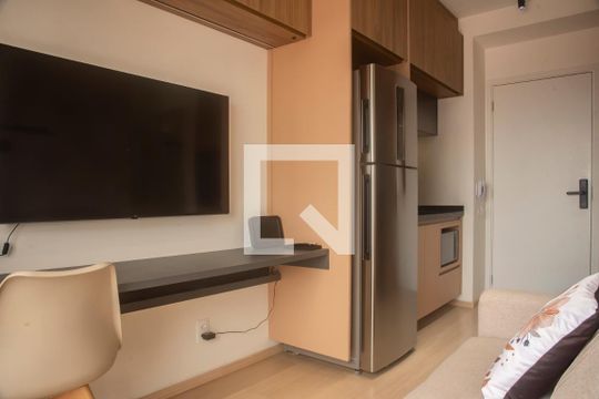 Sala de apartamento à venda com 1 quarto, 31m² em Mirandópolis, São Paulo