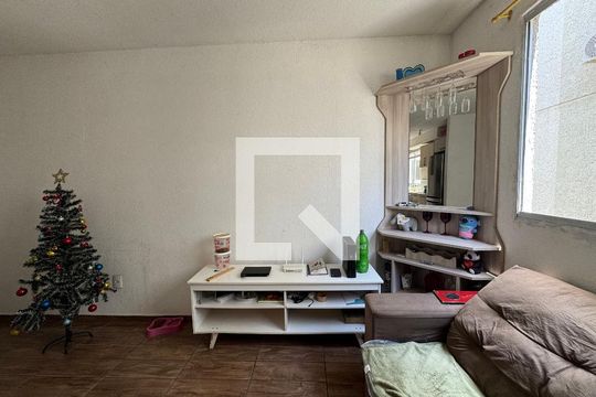 sala de apartamento para alugar com 2 quartos, 44m² em Santos Dumont, São Leopoldo
