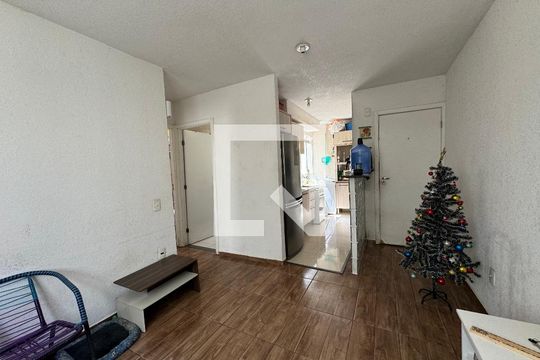 sala de apartamento para alugar com 2 quartos, 44m² em Santos Dumont, São Leopoldo