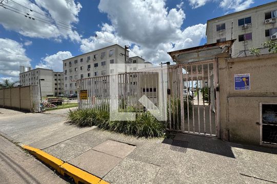 plaquinha fachada de apartamento para alugar com 2 quartos, 44m² em Santos Dumont, São Leopoldo