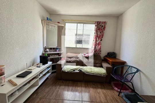 sala de apartamento para alugar com 2 quartos, 44m² em Santos Dumont, São Leopoldo