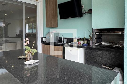 Churrasqueira de casa de condomínio à venda com 4 quartos, 510m² em Tamboré, Santana de Parnaíba