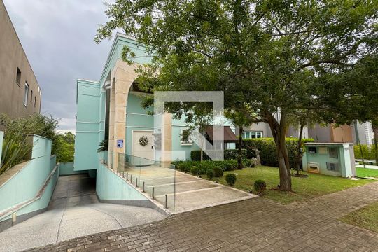 Fachada de casa de condomínio à venda com 4 quartos, 510m² em Tamboré, Santana de Parnaíba