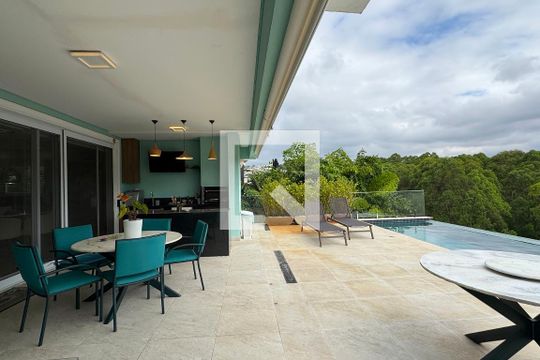 Churrasqueira de casa de condomínio à venda com 4 quartos, 510m² em Tamboré, Santana de Parnaíba