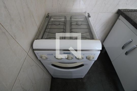 Cozinha de kitnet/studio para alugar com 1 quarto, 36m² em Cidade Universitária, Campinas
