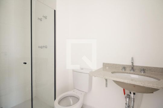 Banheiro de kitnet/studio à venda com 1 quarto, 28m² em Vila Matilde, São Paulo