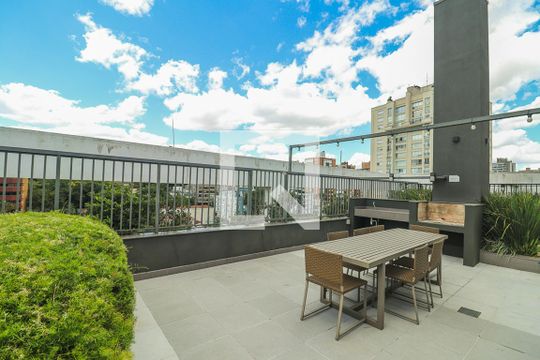 Área comum Terraço de apartamento para alugar com 1 quarto, 49m² em Auxiliadora, Porto Alegre
