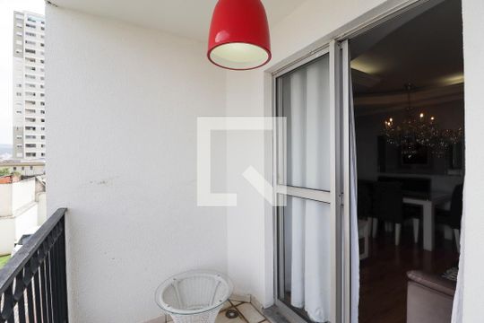 Varanda da Sala de apartamento para alugar com 3 quartos, 83m² em Vila Amélia, São Paulo