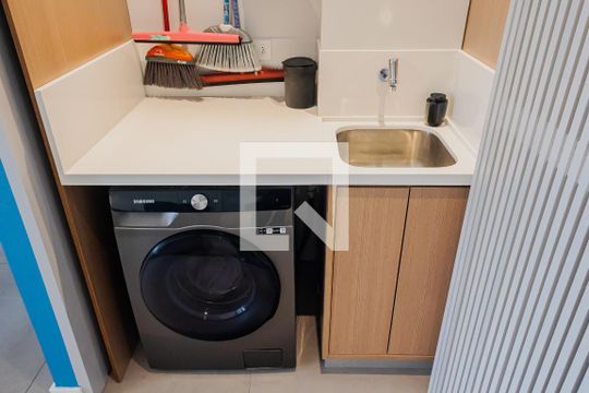 Área de Serviço de apartamento à venda com 2 quartos, 76m² em Vila Anglo Brasileira, São Paulo